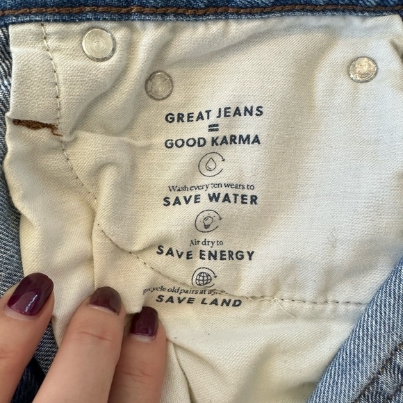 J. Crew High Rise Raw Hem Denim Skirt - Picture 10 of 10